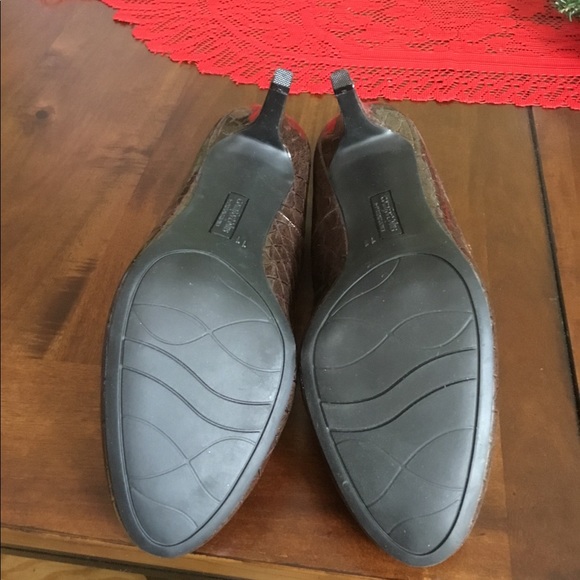 NWOT Comfort Plus brown heel shoes Size 11 - Picture 4 of 5